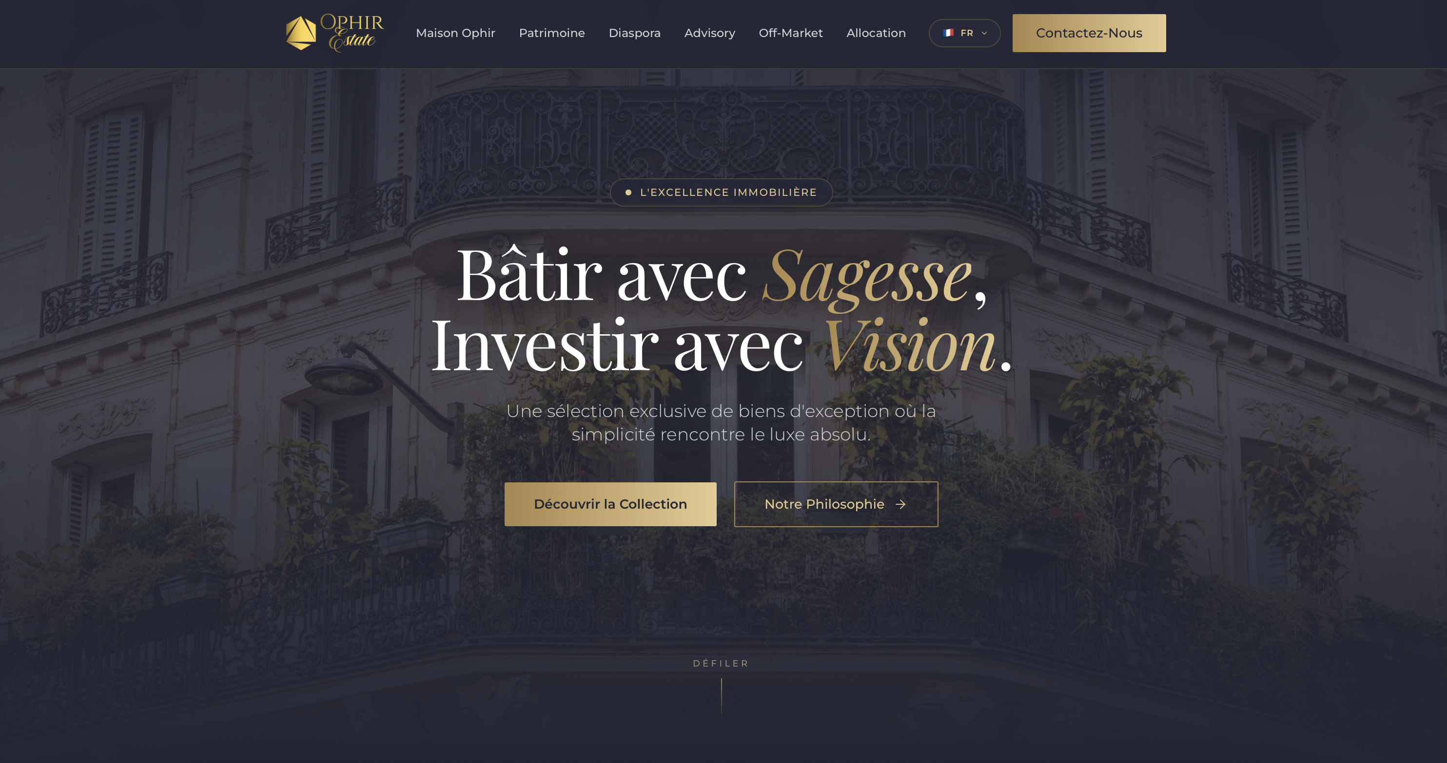 Ophir Estate - Immobilier de Luxe Paris